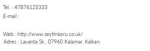 Villa Zeytin Koru telefon numaralar, faks, e-mail, posta adresi ve iletiim bilgileri